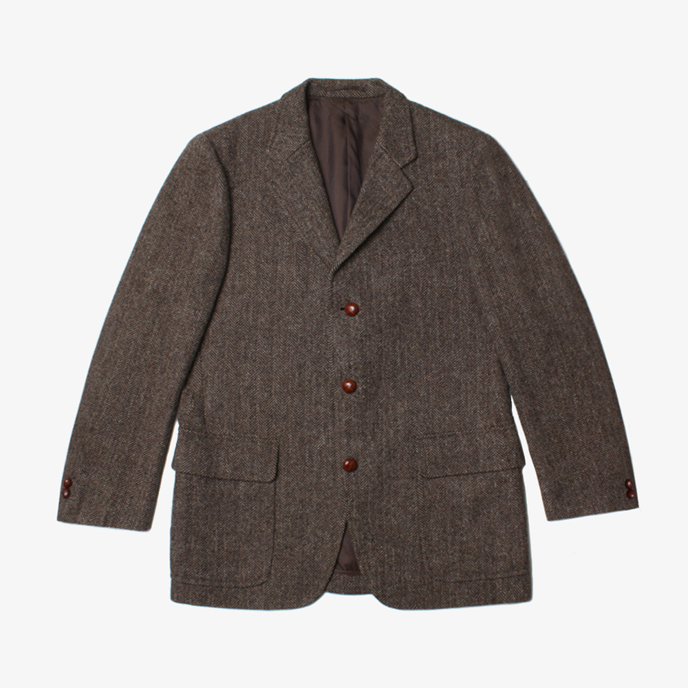 J.PRESS wool tweed 3 button jacket