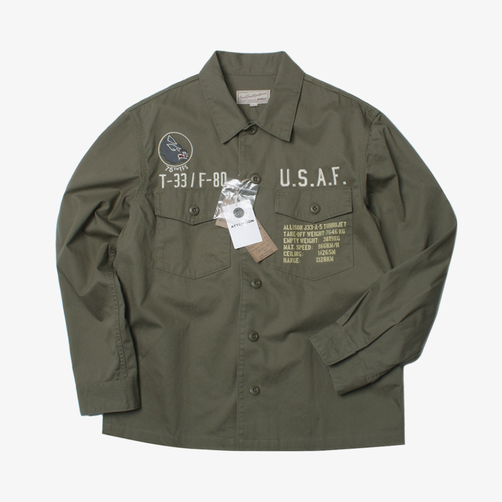 AVIREX military shirt jacket