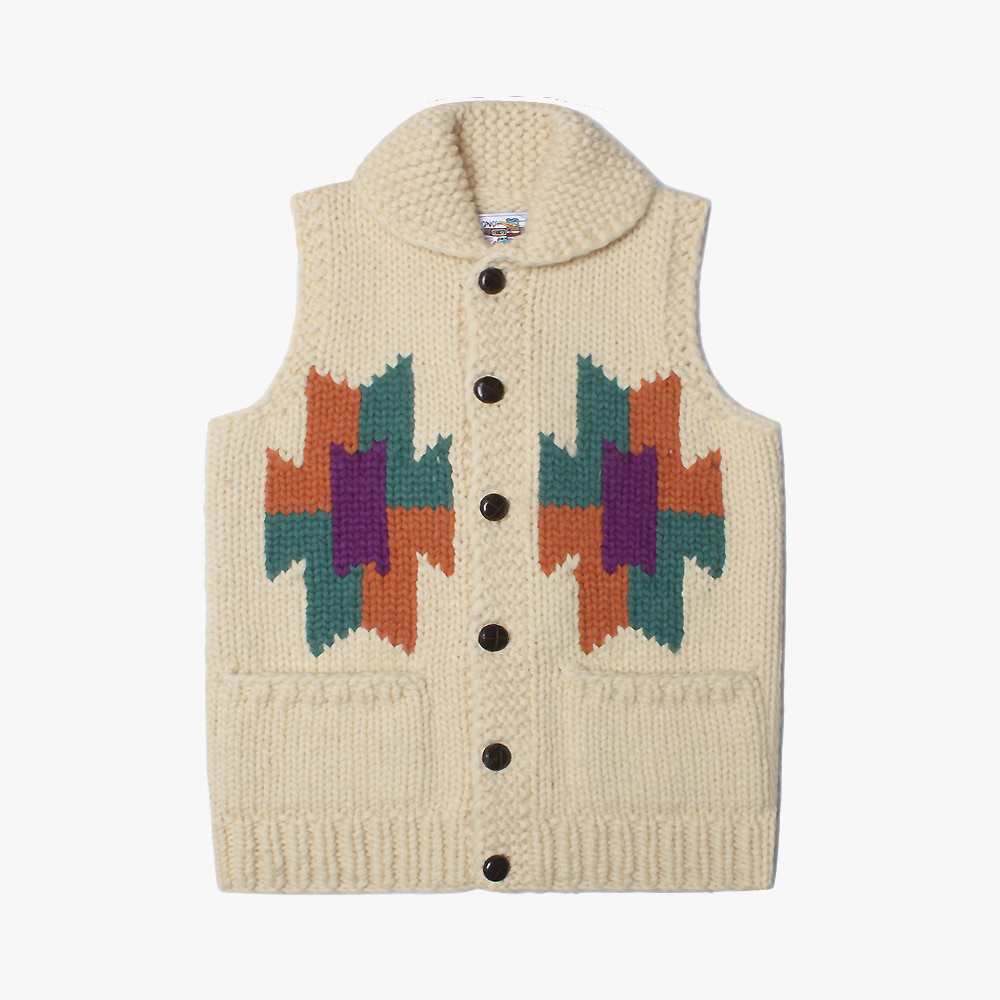 KANATA heavy wool cowichan sweater vest