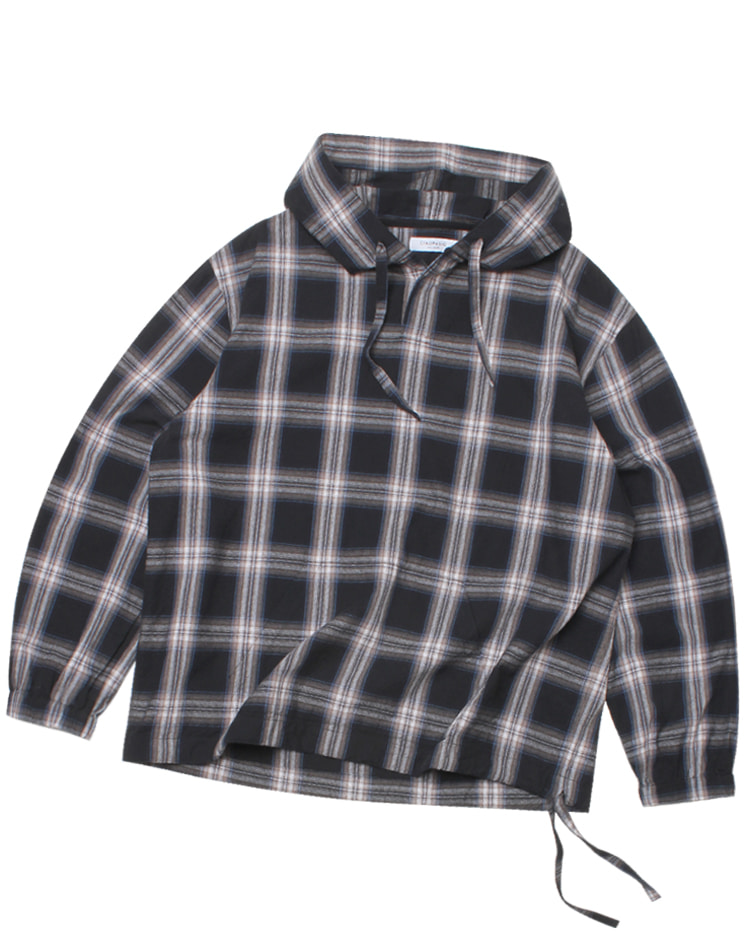 CIAOPANIC ‘over fit’ check cotton anorak