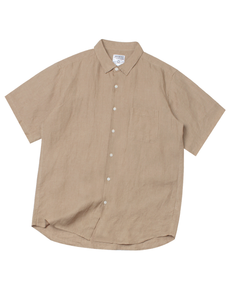 BEAMS ‘belgian fabric’ linen shirt