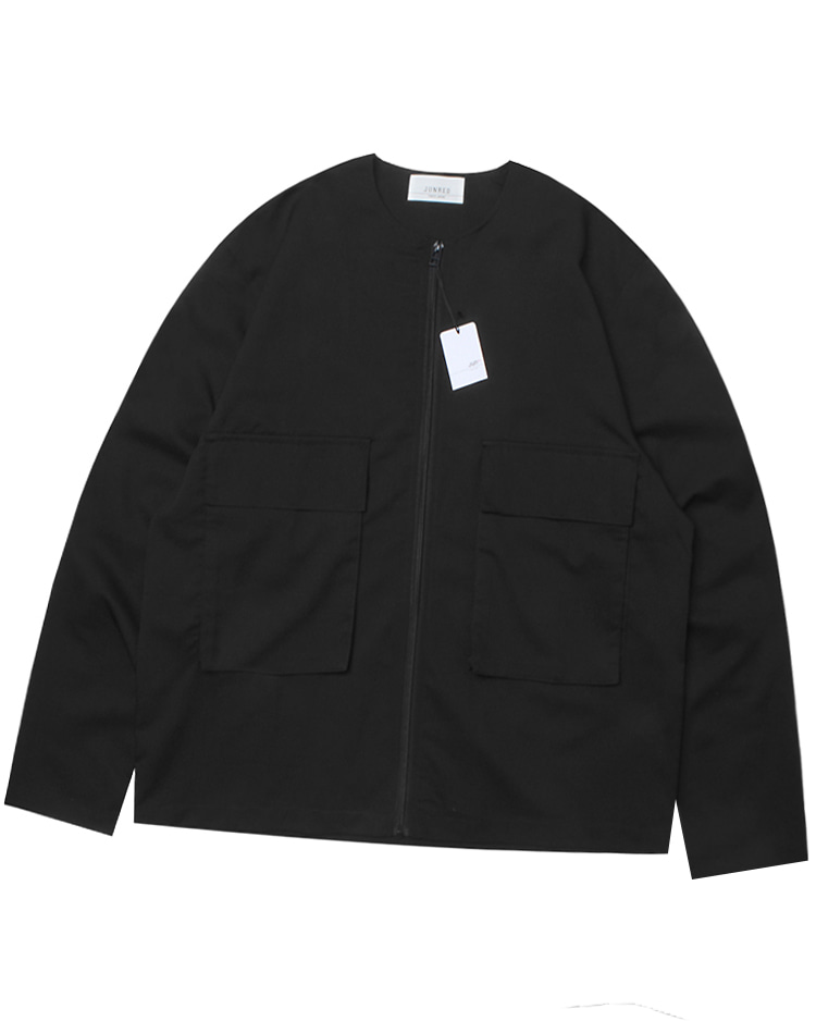 JUNRED ‘over fit’ big pocket poly jacket