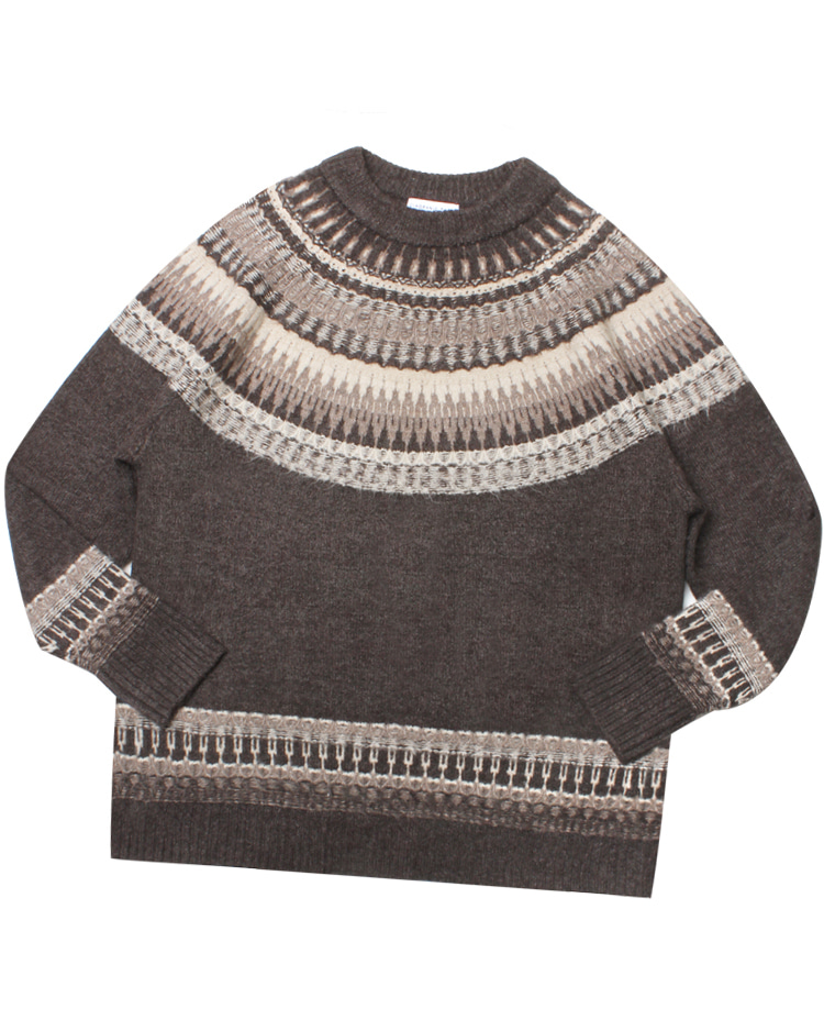 CIAOPANIC ‘over fit’ nordic wool knit sweater