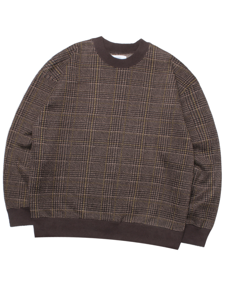 INHERIT BY JOURNAL STANDARD ‘over fit’ check knit sweater