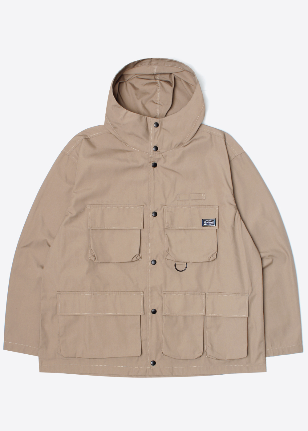 NIKO AND’over fit’ cotton multi pocket mountain parka