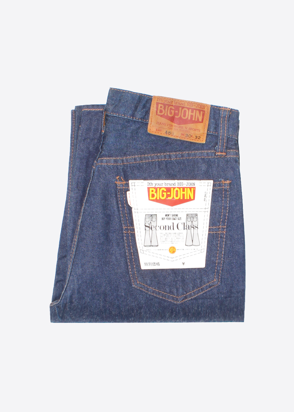 BIG JOHN 480 ’loose straight fit’u.s.a vintage denim pants