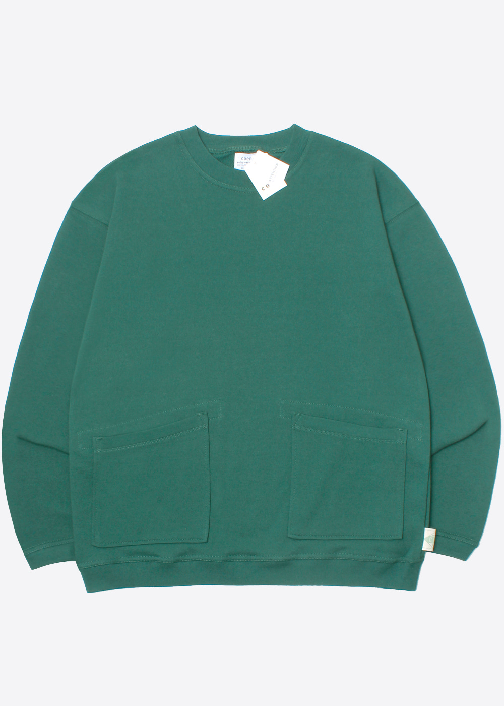 COEN BY UNITED ARROWS’over fit’big pocket sweatshirt
