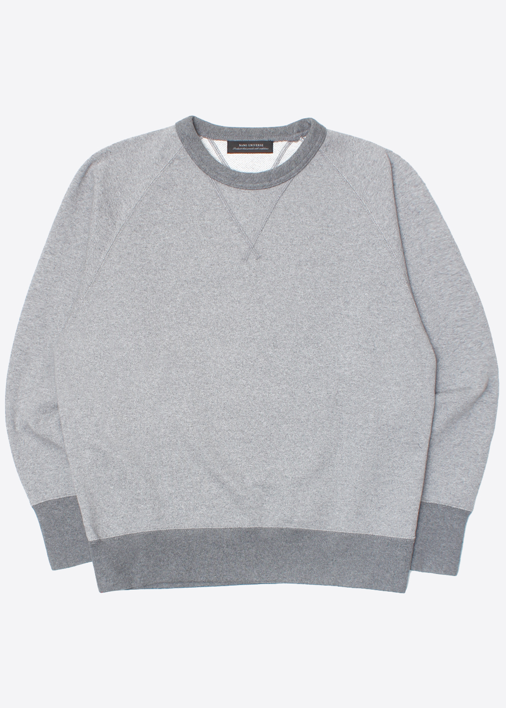 NANO UNIVERSE’over fit’stitch sweatshirt