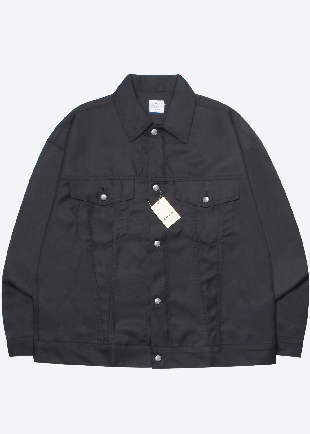 COEN BY UNITED ARROWS’over fit’ nylon 3rd jacket