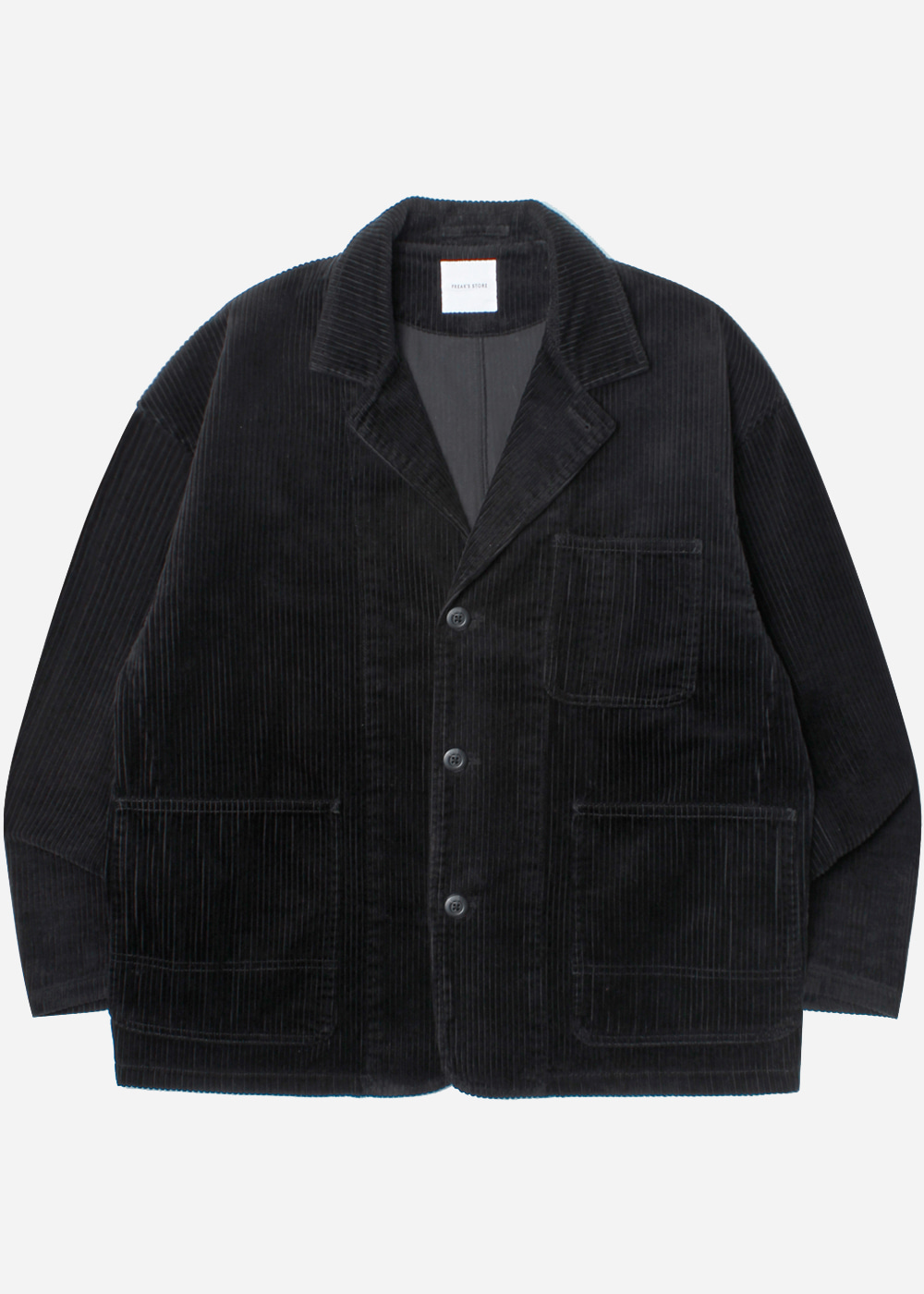 FREAK’S STORE’over fit’corduroy 3 button work jacket