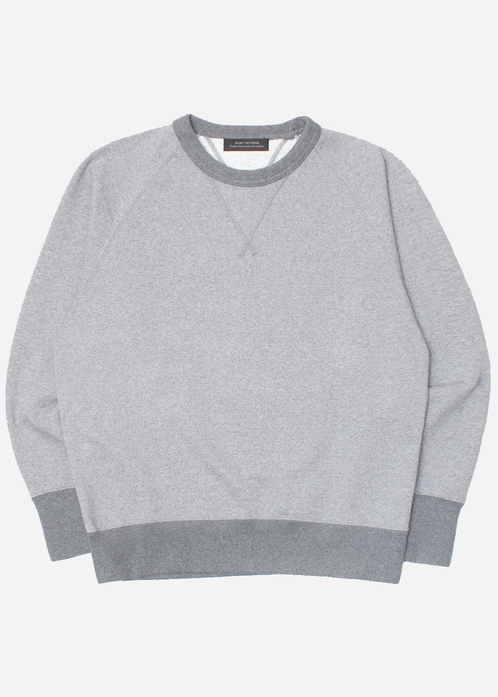 NANO UNIVERSE’over fit’stitch sweatshirt