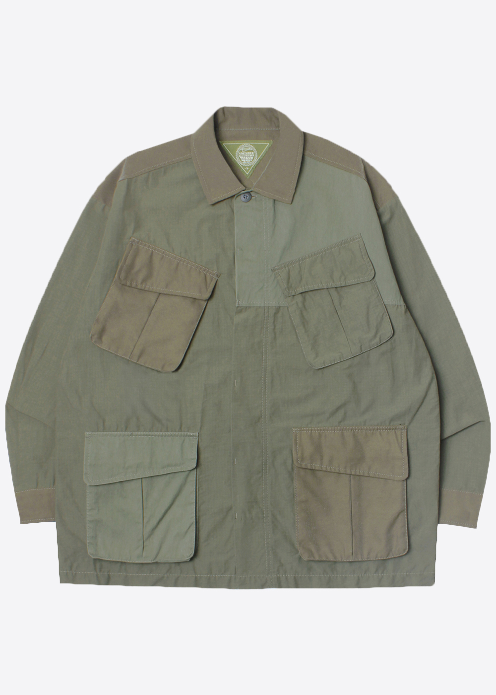 UNSTUIDIED BY NIKO AND’over fit’patchwork m-65 motive filed parka