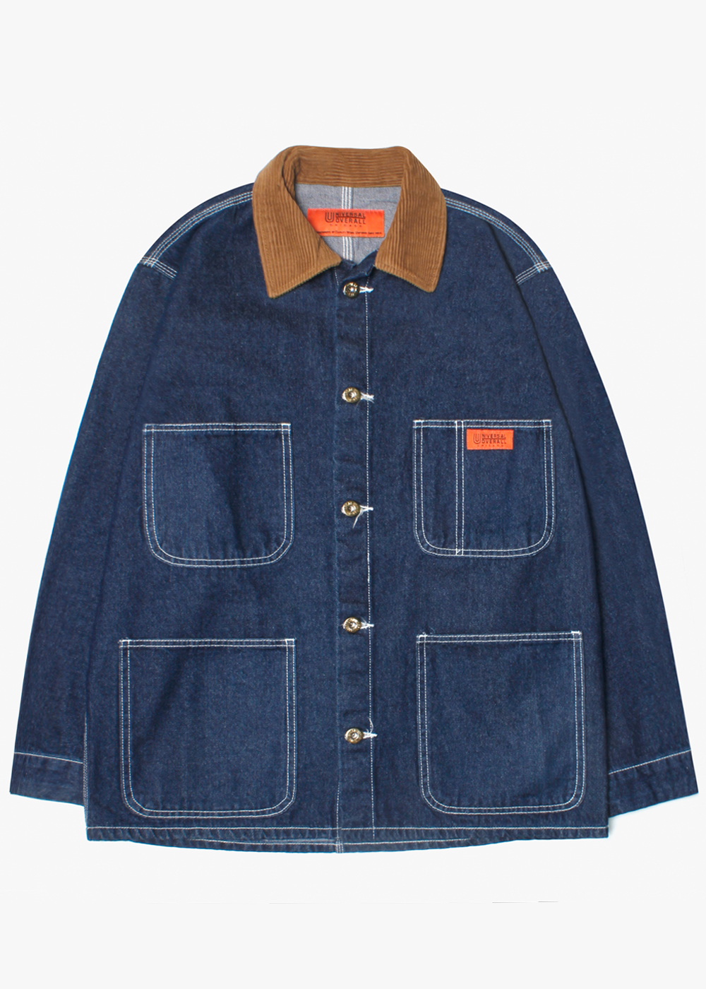 UNIVERSAL OVERALLcorduroy patchwork coverall