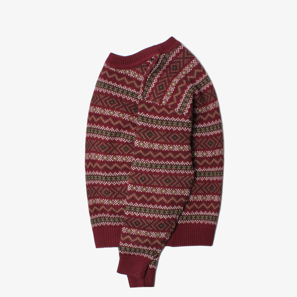 MCGREGOR fair isle wool knit