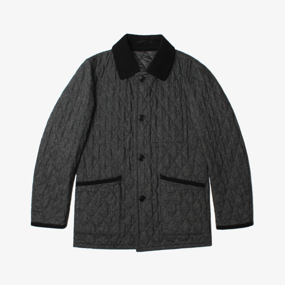 UNITED ARROWS G.L.R  woolen quilted coat
