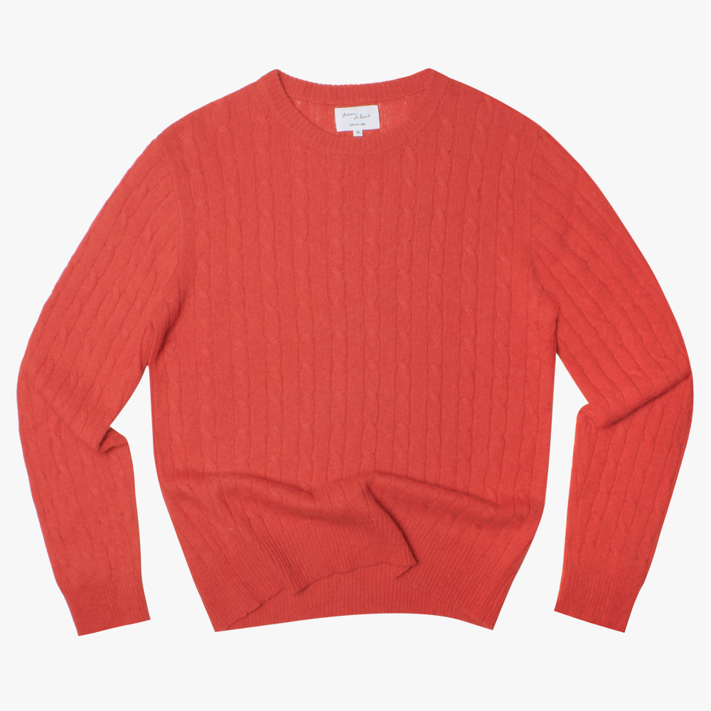 ADAM ET ROPE cable wool knit sweater