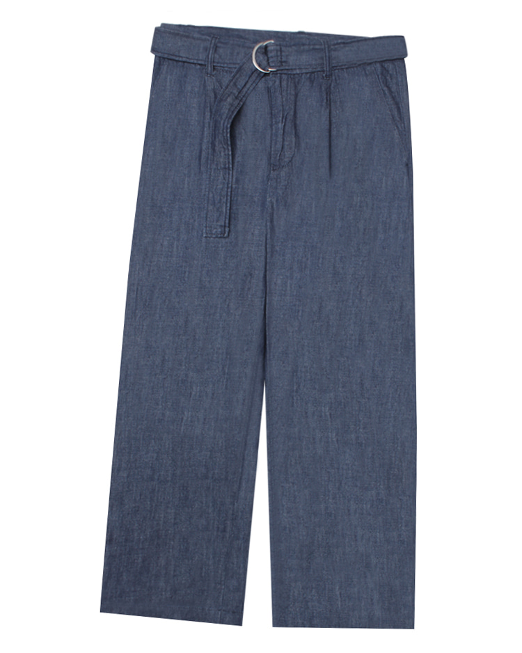 SENSE OF PLACE BY URBAN RESEARCH  ‘wide fit’ belt denim pant