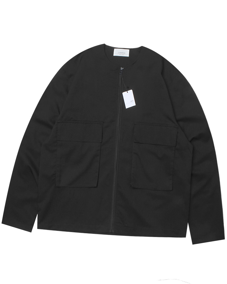 JUNRED ‘over fit’ big pocket poly jacket