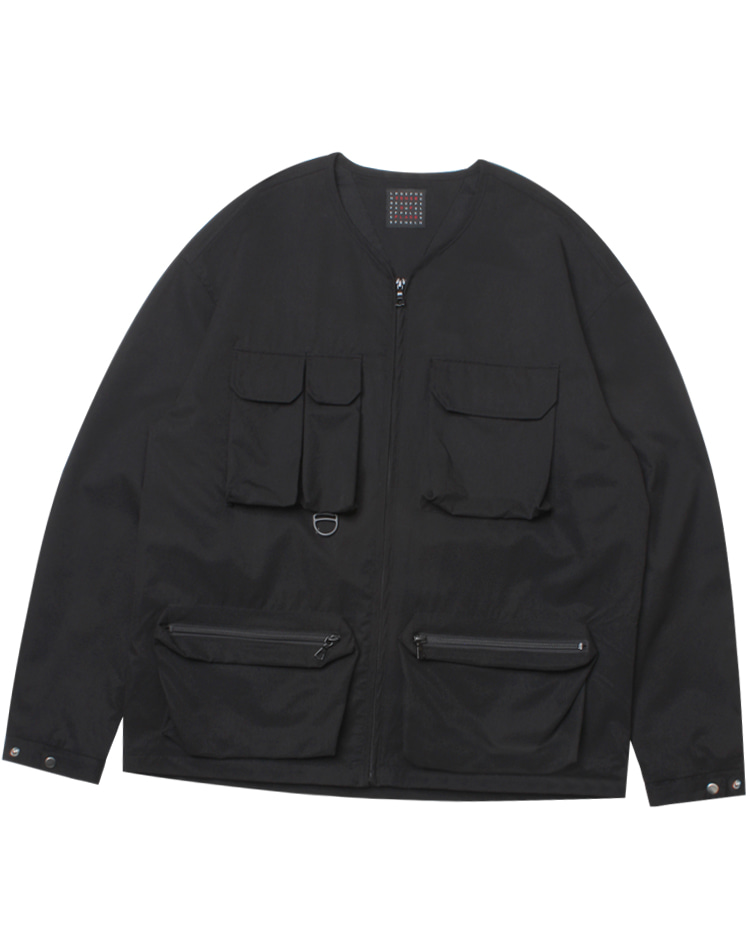 SENSE OF PLACE BY URBAN RESEARCH ‘over fit’ poly multi pocket jacket