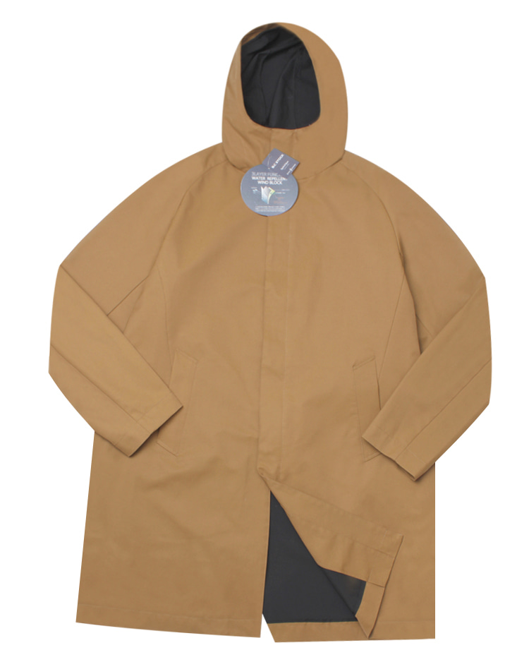 INHERIT BY JOURNAL STANDARD ‘over fit’ poly hood mac coat