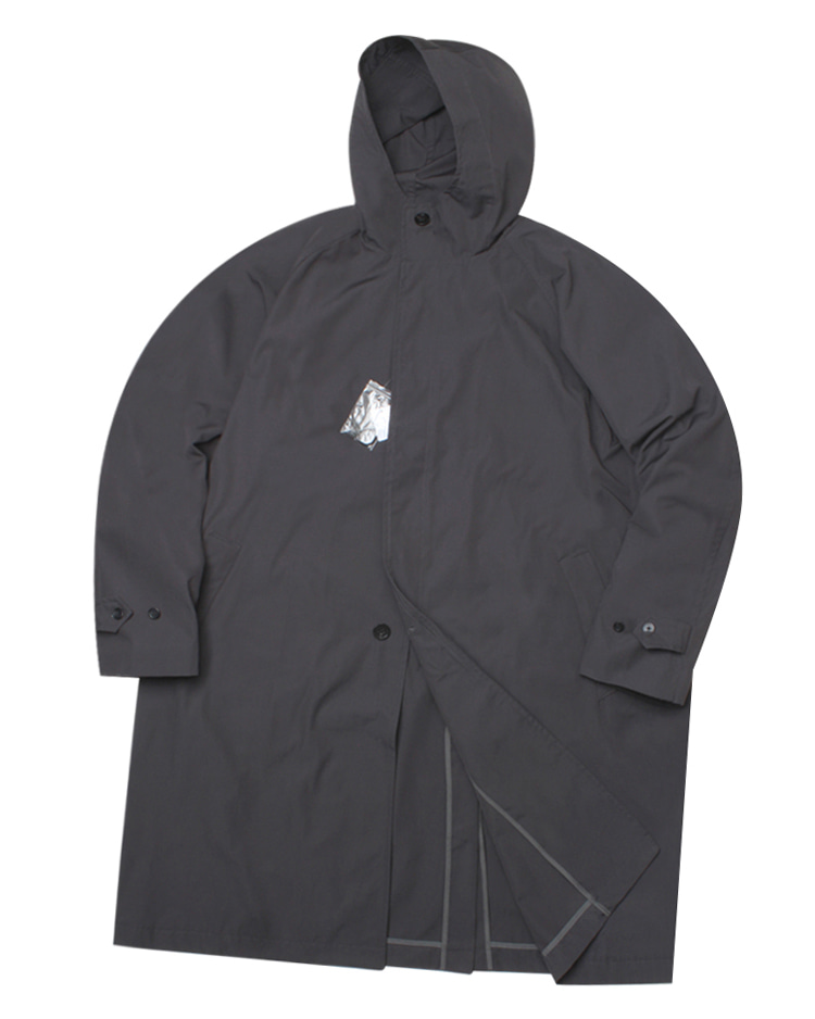 FORK &amp; SPOON BY URBAN RESEARCH ‘over fit’ cotton hood mac coat