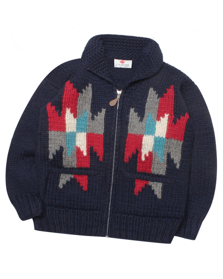 CANADIANA heavy wool cowichan sweater