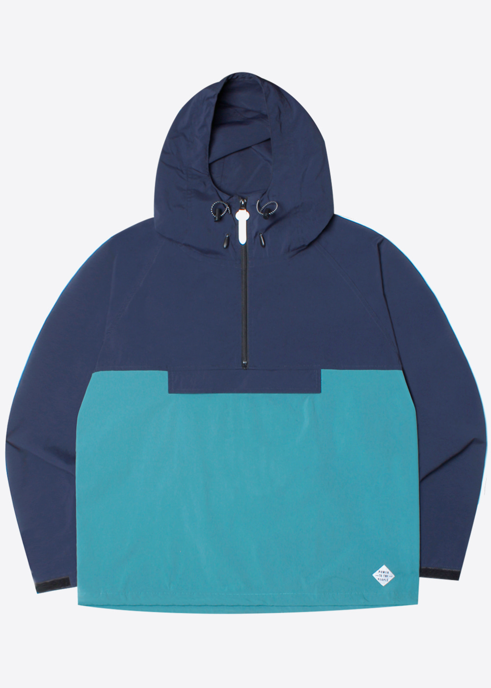 POWER TO THE PEOPLE’over fit’murti color nylon mountain parka