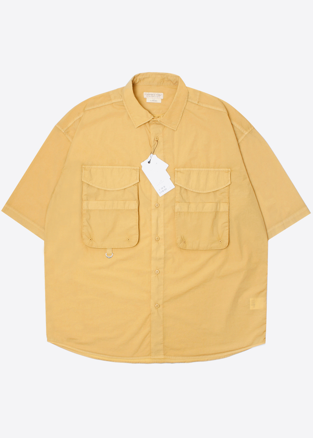 CIAOPANIC TYPY’over fit’nylon multi pocket shirt