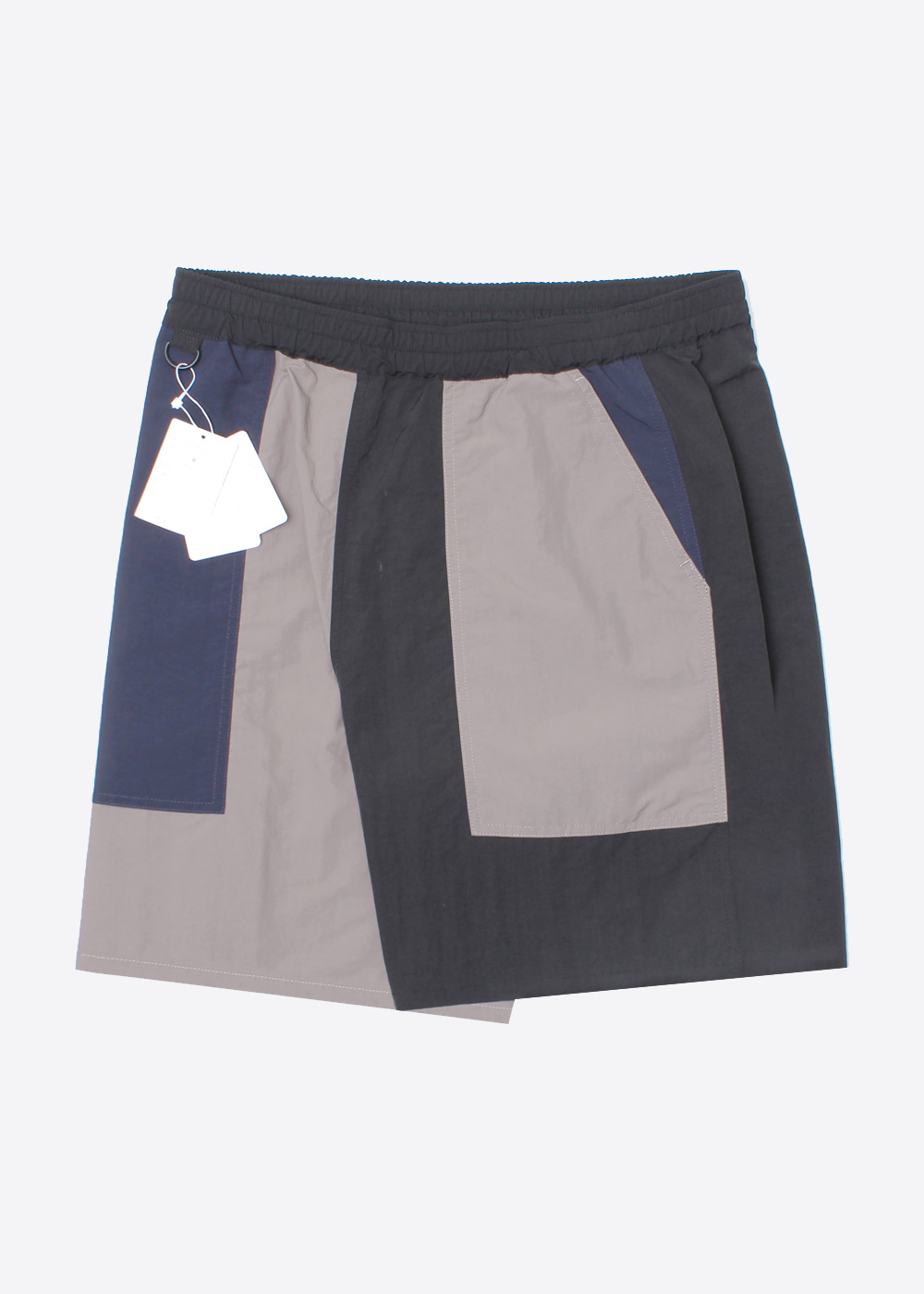TK SHOP X CAPTAIN STAG’wide fit’nylon patchwork big pocket shorts