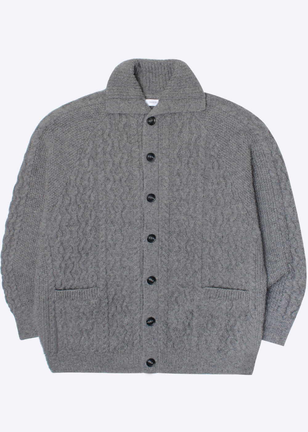 INHERIT BY JOURNAL STANDARD’over fit’heavy wool knit cardigan