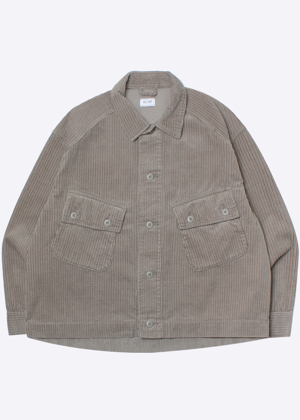 ACE SHOP’over fit’big pocket corduroy jacket