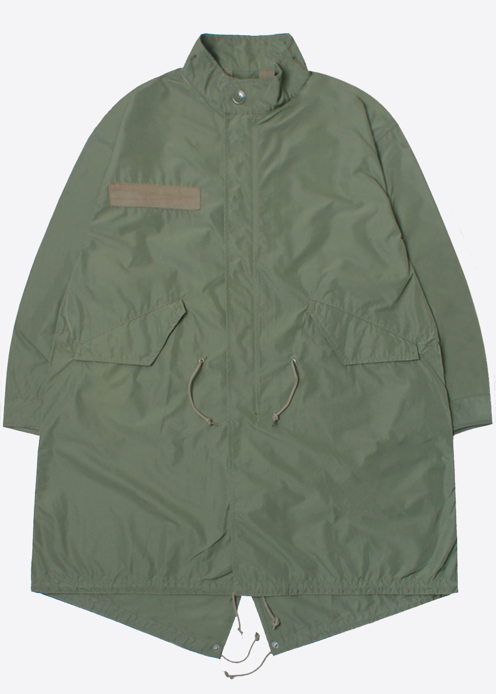 COEN BY UNITED ARROWS ‘over fit’m-65 fishtail motive nylon parka