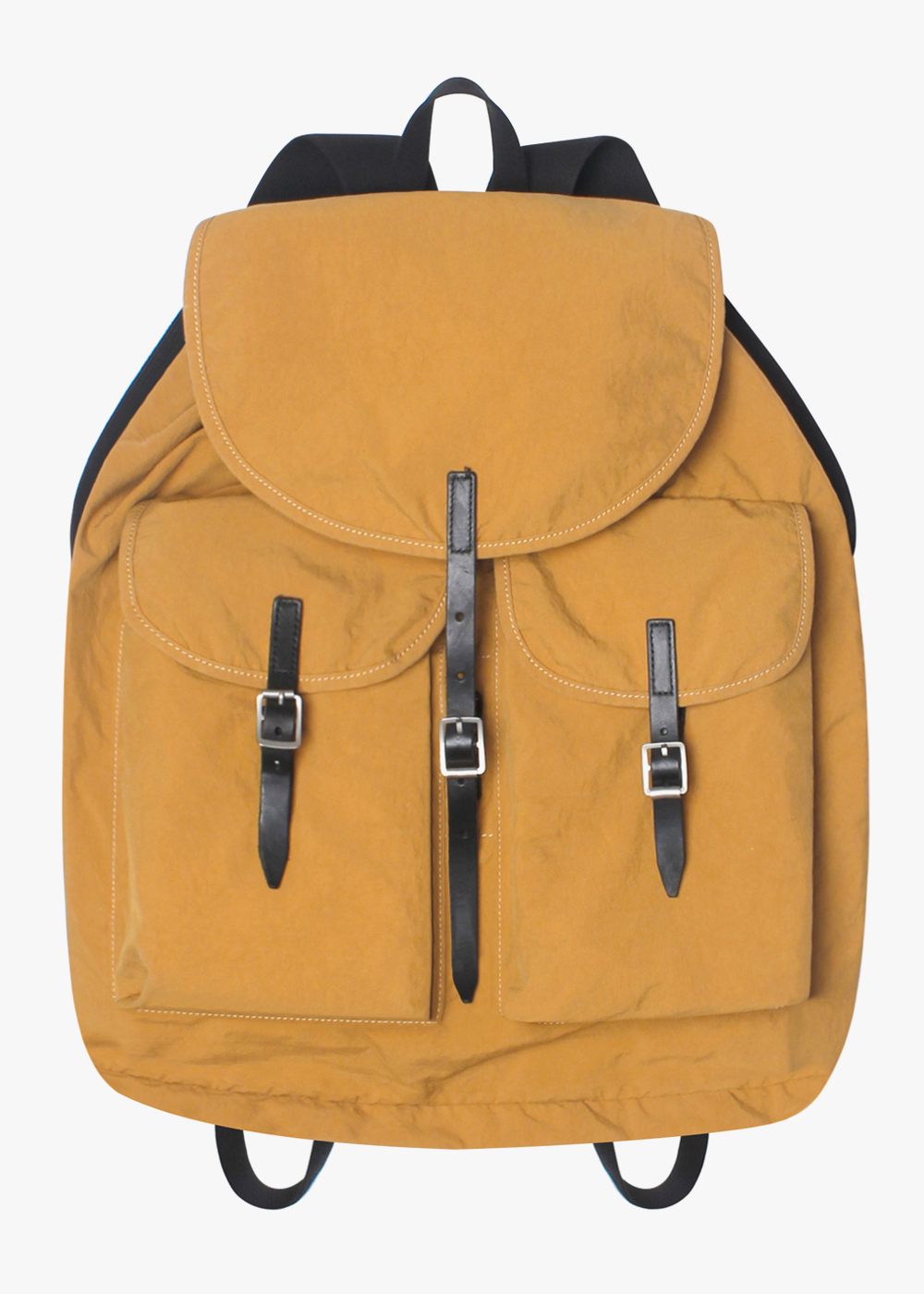 MHL.matt nylon contrast  backpack