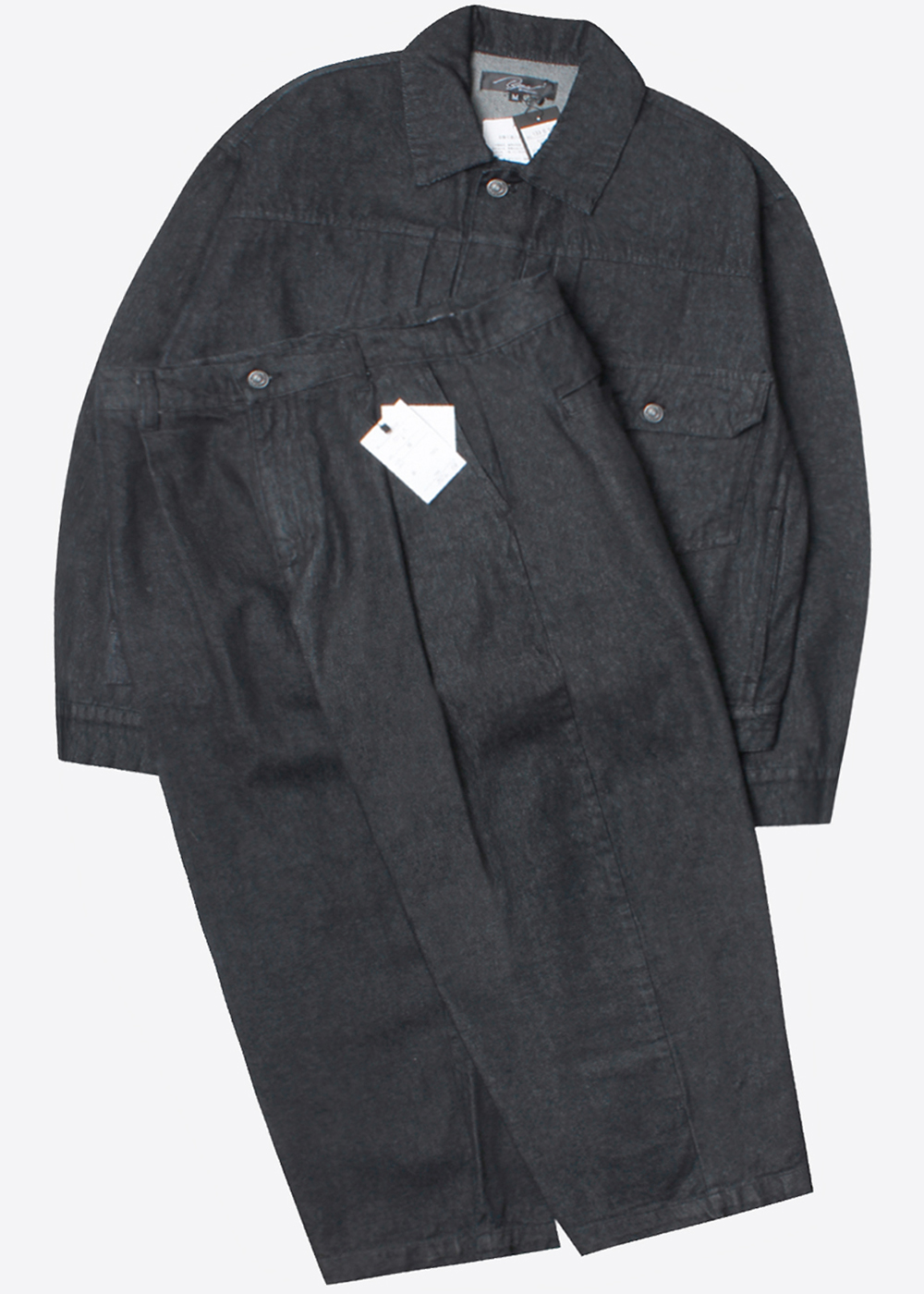MINORITY’over fit’1st denim work two-piece jacket pant