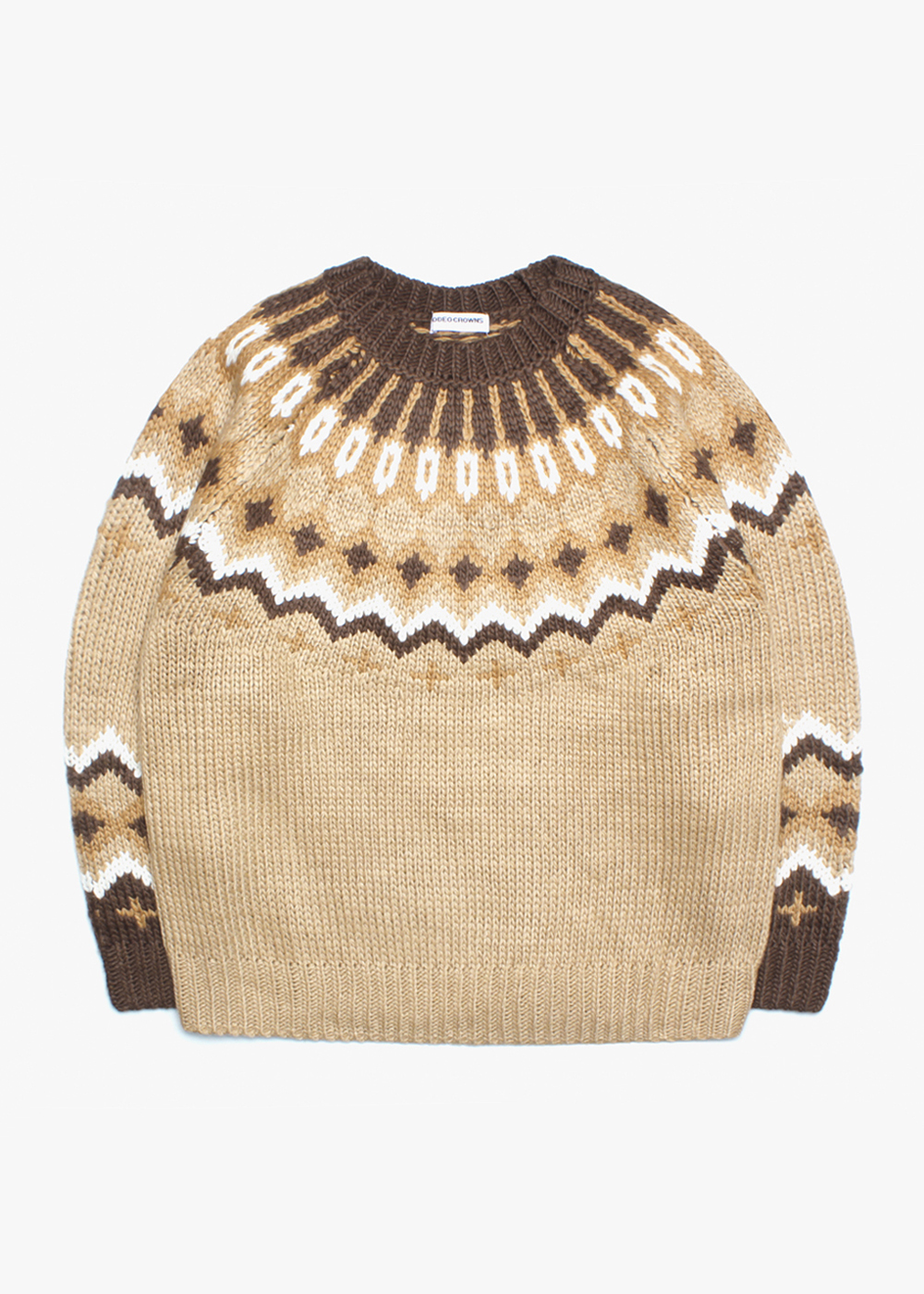 RODEO CROWNS nordic wool knit sweater